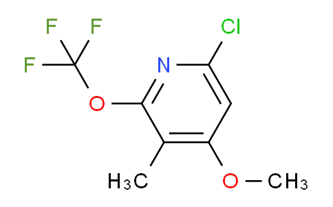 6-Chloro-4-methoxy-3-methyl-2-(trifluoromethoxy)pyridine
