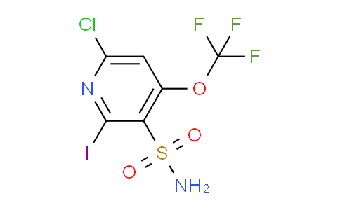 6-Chloro-2-iodo-4-(trifluoromethoxy)pyridine-3-sulfonamide