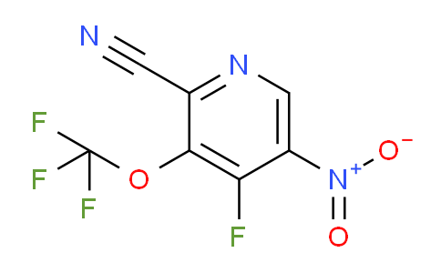 2-Cyano-4-fluoro-5-nitro-3-(trifluoromethoxy)pyridine
