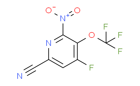 6-Cyano-4-fluoro-2-nitro-3-(trifluoromethoxy)pyridine
