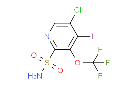 5-Chloro-4-iodo-3-(trifluoromethoxy)pyridine-2-sulfonamide