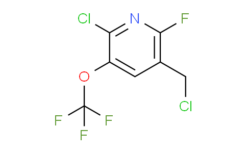 2-Chloro-5-(chloromethyl)-6-fluoro-3-(trifluoromethoxy)pyridine