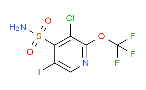 3-Chloro-5-iodo-2-(trifluoromethoxy)pyridine-4-sulfonamide