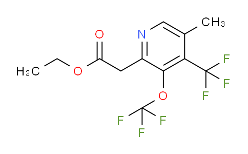 AM17938 | 1361774-68-6 | Ethyl 5-methyl-3-(trifluoromethoxy)-4-(trifluoromethyl)pyridine-2-acetate