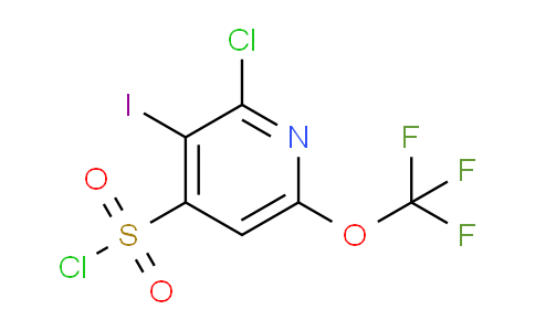 2-Chloro-3-iodo-6-(trifluoromethoxy)pyridine-4-sulfonyl chloride