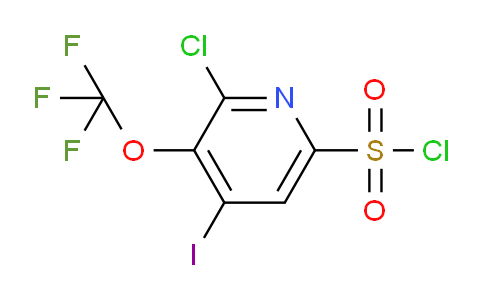 2-Chloro-4-iodo-3-(trifluoromethoxy)pyridine-6-sulfonyl chloride