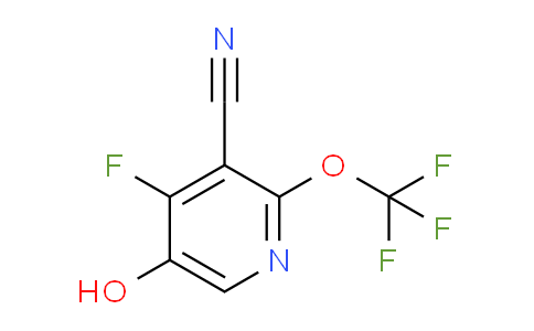 3-Cyano-4-fluoro-5-hydroxy-2-(trifluoromethoxy)pyridine