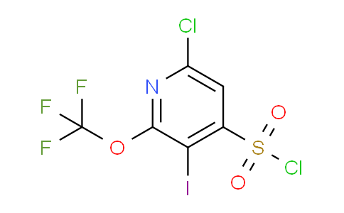 6-Chloro-3-iodo-2-(trifluoromethoxy)pyridine-4-sulfonyl chloride