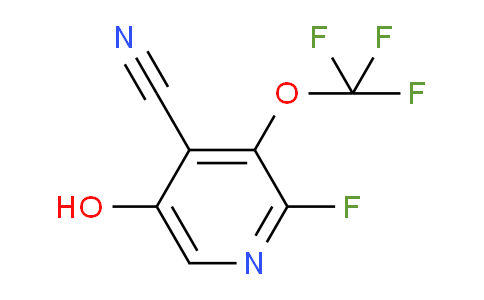 4-Cyano-2-fluoro-5-hydroxy-3-(trifluoromethoxy)pyridine