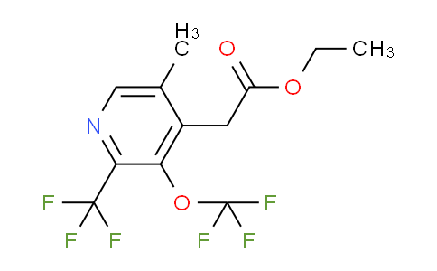 AM17940 | 1361776-07-9 | Ethyl 5-methyl-3-(trifluoromethoxy)-2-(trifluoromethyl)pyridine-4-acetate
