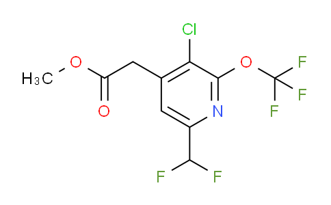 AM179422 | 1804641-31-3 | Methyl 3-chloro-6-(difluoromethyl)-2-(trifluoromethoxy)pyridine-4-acetate