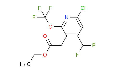 AM179428 | 1806102-54-4 | Ethyl 6-chloro-4-(difluoromethyl)-2-(trifluoromethoxy)pyridine-3-acetate