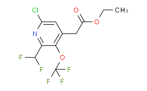 AM179434 | 1804662-69-8 | Ethyl 6-chloro-2-(difluoromethyl)-3-(trifluoromethoxy)pyridine-4-acetate