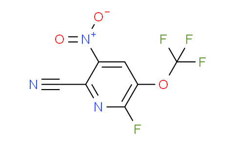 2-Cyano-6-fluoro-3-nitro-5-(trifluoromethoxy)pyridine