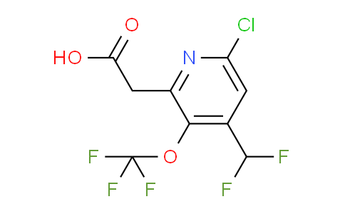 AM179478 | 1804711-62-3 | 6-Chloro-4-(difluoromethyl)-3-(trifluoromethoxy)pyridine-2-acetic acid