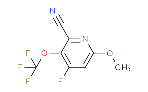 AM179481 | 1806157-82-3 | 2-Cyano-4-fluoro-6-methoxy-3-(trifluoromethoxy)pyridine