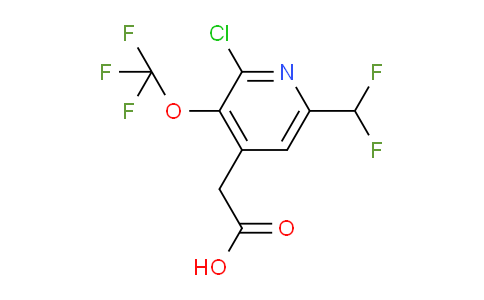 AM179486 | 1804474-17-6 | 2-Chloro-6-(difluoromethyl)-3-(trifluoromethoxy)pyridine-4-acetic acid