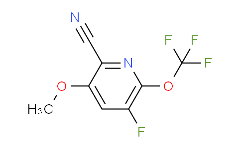 AM179488 | 1806104-00-6 | 2-Cyano-5-fluoro-3-methoxy-6-(trifluoromethoxy)pyridine