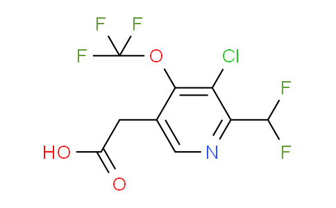 AM179489 | 1803700-72-2 | 3-Chloro-2-(difluoromethyl)-4-(trifluoromethoxy)pyridine-5-acetic acid