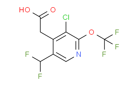 AM179497 | 1804474-25-6 | 3-Chloro-5-(difluoromethyl)-2-(trifluoromethoxy)pyridine-4-acetic acid