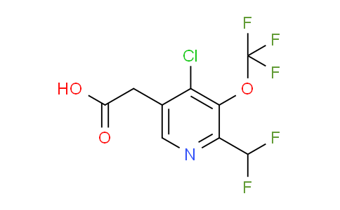 AM179502 | 1806156-64-8 | 4-Chloro-2-(difluoromethyl)-3-(trifluoromethoxy)pyridine-5-acetic acid