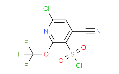 6-Chloro-4-cyano-2-(trifluoromethoxy)pyridine-3-sulfonyl chloride