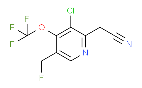 AM179533 | 1804322-83-5 | 3-Chloro-5-(fluoromethyl)-4-(trifluoromethoxy)pyridine-2-acetonitrile