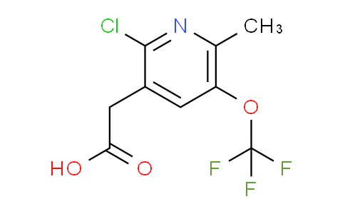 2-Chloro-6-methyl-5-(trifluoromethoxy)pyridine-3-acetic acid