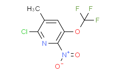 2-Chloro-3-methyl-6-nitro-5-(trifluoromethoxy)pyridine