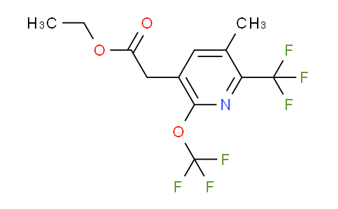 AM17957 | 1361789-84-5 | Ethyl 3-methyl-6-(trifluoromethoxy)-2-(trifluoromethyl)pyridine-5-acetate