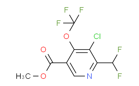 AM179570 | 1803957-81-4 | Methyl 3-chloro-2-(difluoromethyl)-4-(trifluoromethoxy)pyridine-5-carboxylate