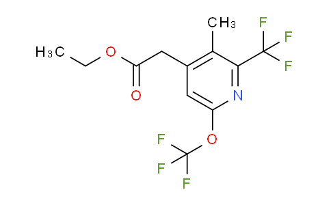 AM17958 | 1361797-55-8 | Ethyl 3-methyl-6-(trifluoromethoxy)-2-(trifluoromethyl)pyridine-4-acetate
