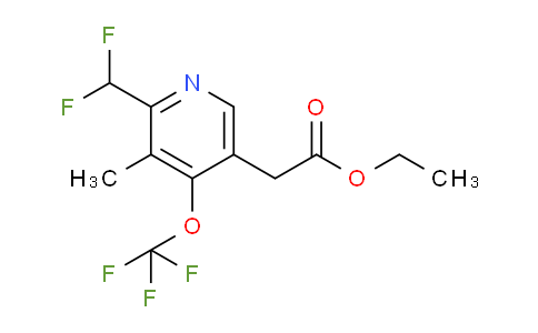 AM17959 | 1361891-82-8 | Ethyl 2-(difluoromethyl)-3-methyl-4-(trifluoromethoxy)pyridine-5-acetate