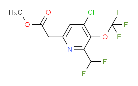 AM179608 | 1806156-97-7 | Methyl 4-chloro-2-(difluoromethyl)-3-(trifluoromethoxy)pyridine-6-acetate