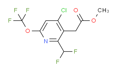 AM179610 | 1803651-54-8 | Methyl 4-chloro-2-(difluoromethyl)-6-(trifluoromethoxy)pyridine-3-acetate