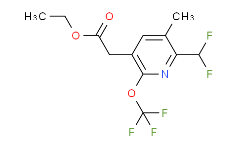 AM17963 | 1361906-81-1 | Ethyl 2-(difluoromethyl)-3-methyl-6-(trifluoromethoxy)pyridine-5-acetate