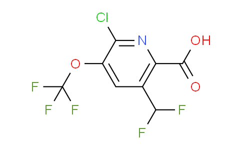 AM179636 | 1806101-31-4 | 2-Chloro-5-(difluoromethyl)-3-(trifluoromethoxy)pyridine-6-carboxylic acid
