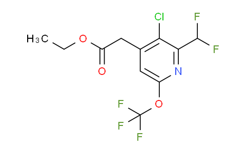 AM179644 | 1804328-25-3 | Ethyl 3-chloro-2-(difluoromethyl)-6-(trifluoromethoxy)pyridine-4-acetate