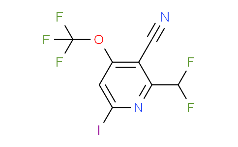 AM179646 | 1804823-41-3 | 3-Cyano-2-(difluoromethyl)-6-iodo-4-(trifluoromethoxy)pyridine