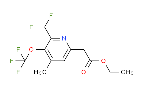 AM17965 | 1361775-30-5 | Ethyl 2-(difluoromethyl)-4-methyl-3-(trifluoromethoxy)pyridine-6-acetate
