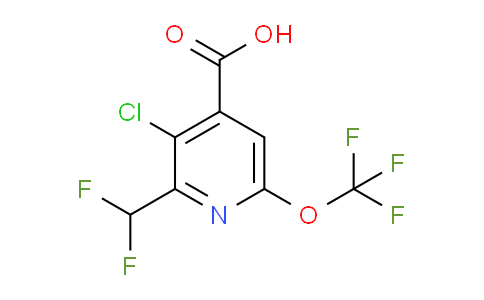 AM179652 | 1805941-82-5 | 3-Chloro-2-(difluoromethyl)-6-(trifluoromethoxy)pyridine-4-carboxylic acid
