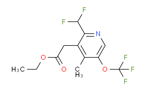 AM17966 | 1361816-46-7 | Ethyl 2-(difluoromethyl)-4-methyl-5-(trifluoromethoxy)pyridine-3-acetate