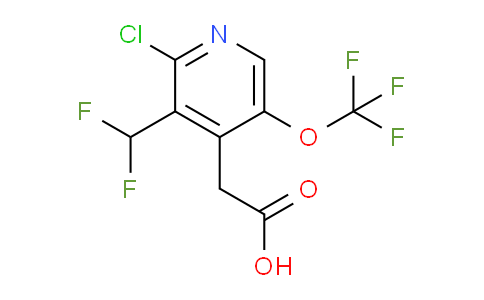 AM179679 | 1804558-40-4 | 2-Chloro-3-(difluoromethyl)-5-(trifluoromethoxy)pyridine-4-acetic acid