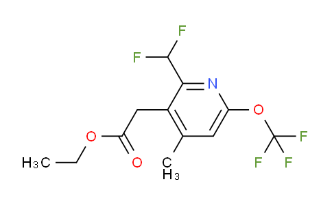 AM17968 | 1361839-18-0 | Ethyl 2-(difluoromethyl)-4-methyl-6-(trifluoromethoxy)pyridine-3-acetate