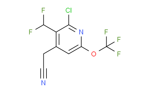 AM179685 | 1804553-49-8 | 2-Chloro-3-(difluoromethyl)-6-(trifluoromethoxy)pyridine-4-acetonitrile