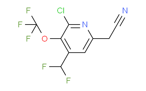 AM179686 | 1804718-97-5 | 2-Chloro-4-(difluoromethyl)-3-(trifluoromethoxy)pyridine-6-acetonitrile