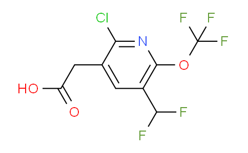 AM179687 | 1806159-39-6 | 2-Chloro-5-(difluoromethyl)-6-(trifluoromethoxy)pyridine-3-acetic acid