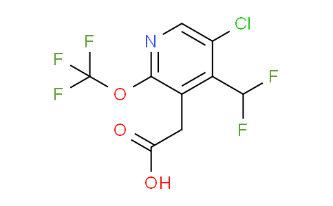 AM179696 | 1806102-03-3 | 5-Chloro-4-(difluoromethyl)-2-(trifluoromethoxy)pyridine-3-acetic acid