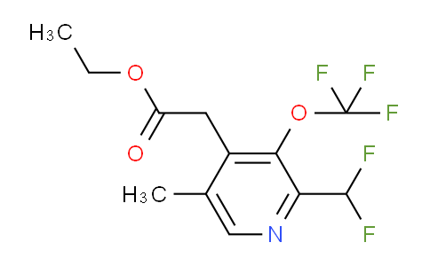 AM17970 | 1361921-81-4 | Ethyl 2-(difluoromethyl)-5-methyl-3-(trifluoromethoxy)pyridine-4-acetate