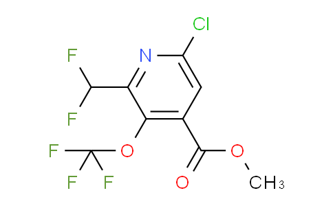 AM179701 | 1804555-71-2 | Methyl 6-chloro-2-(difluoromethyl)-3-(trifluoromethoxy)pyridine-4-carboxylate